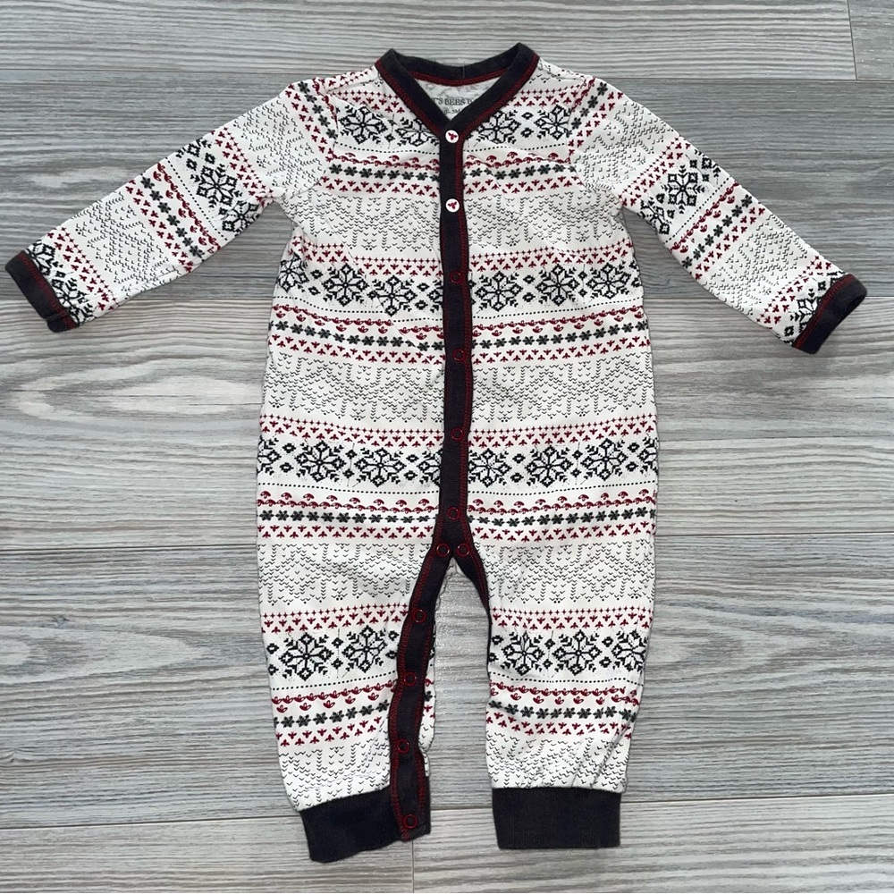 Burt’s Bees Baby Boys Sleep and Play Sleeper 0–3 Months